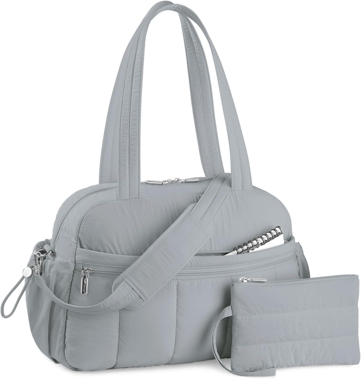 Travel Duffel Bag, Puffy Carry On Overnight, Gym Bag w/Wet Pocket