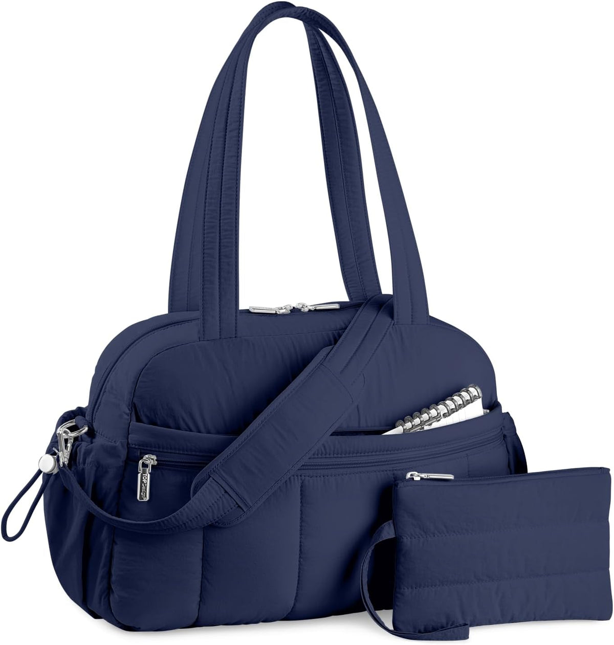 Travel Duffel Bag, Puffy Carry On Overnight, Gym Bag w/Wet Pocket