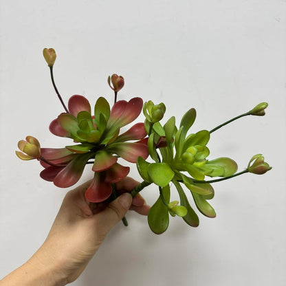 3 Pieces Artificial Cactus Plants Outdoor,Mini Fake Succulents,Plastic Plant Mini Cactus Christmas Tree for Bathroom Decorations,Kitchen Bouquet Garden & Outdoor Home Décor (Wispy)