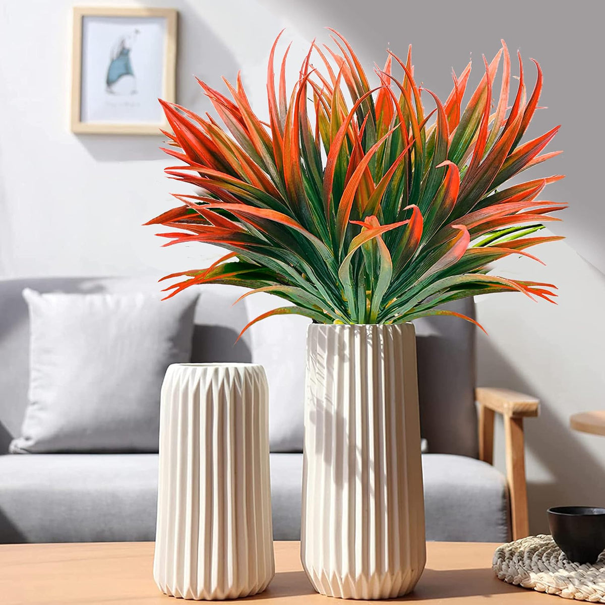 Artificial Plants Outdoor, UV Resistant, Fake Tropical Plants