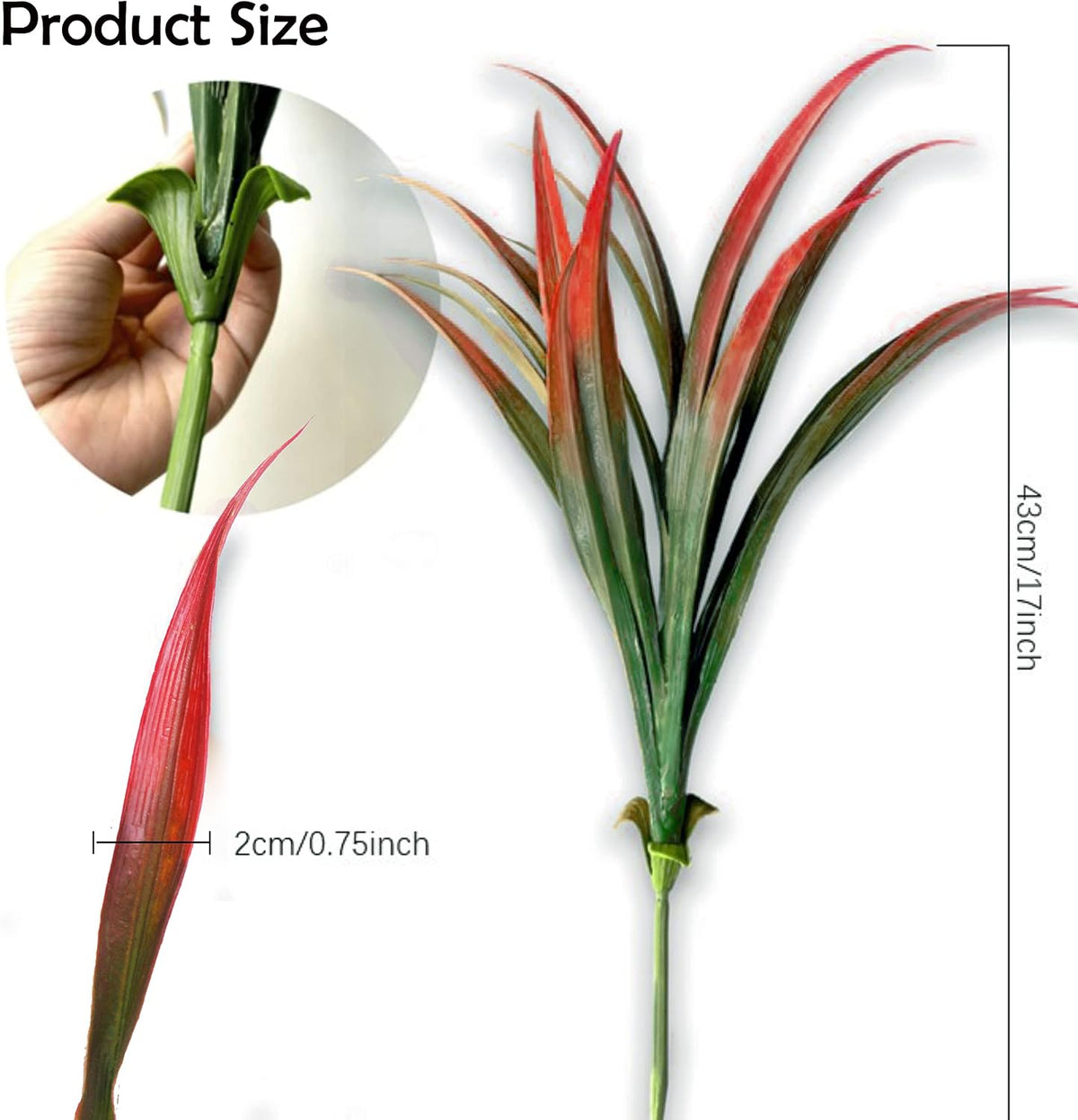 Artificial Plants Outdoor, UV Resistant, Fake Tropical Plants