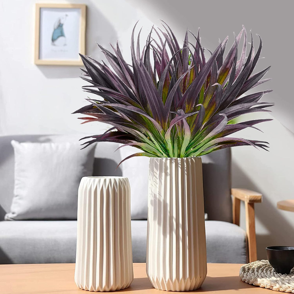 Artificial Plants Outdoor, UV Resistant, Fake Tropical Plants