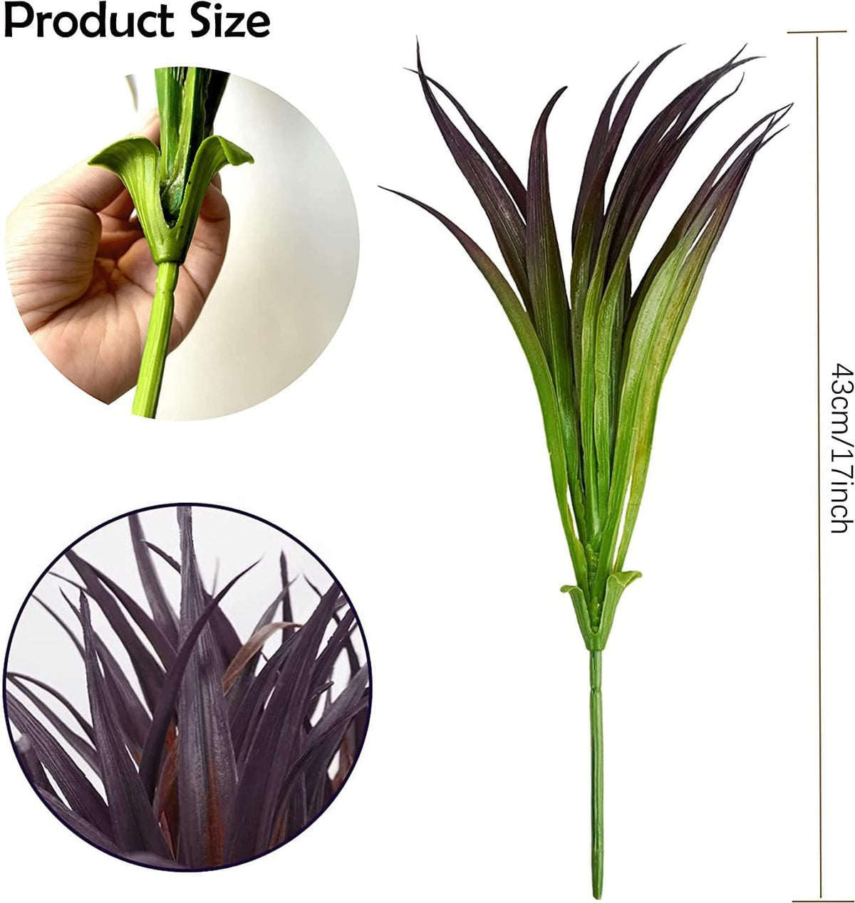 Artificial Plants Outdoor, UV Resistant, Fake Tropical Plants