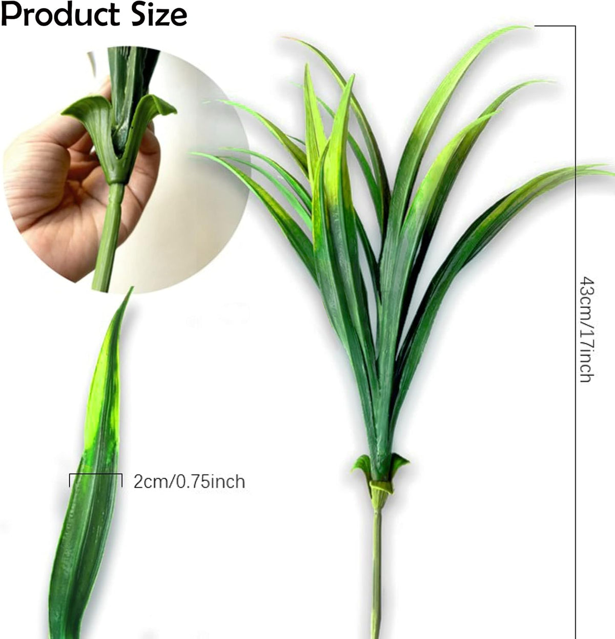 Artificial Plants Outdoor, UV Resistant, Fake Tropical Plants