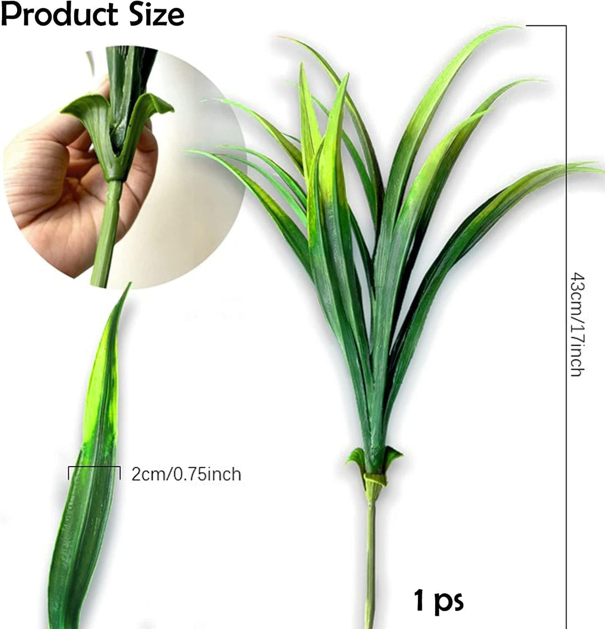 Artificial Plants Outdoor, UV Resistant, Fake Tropical Plants