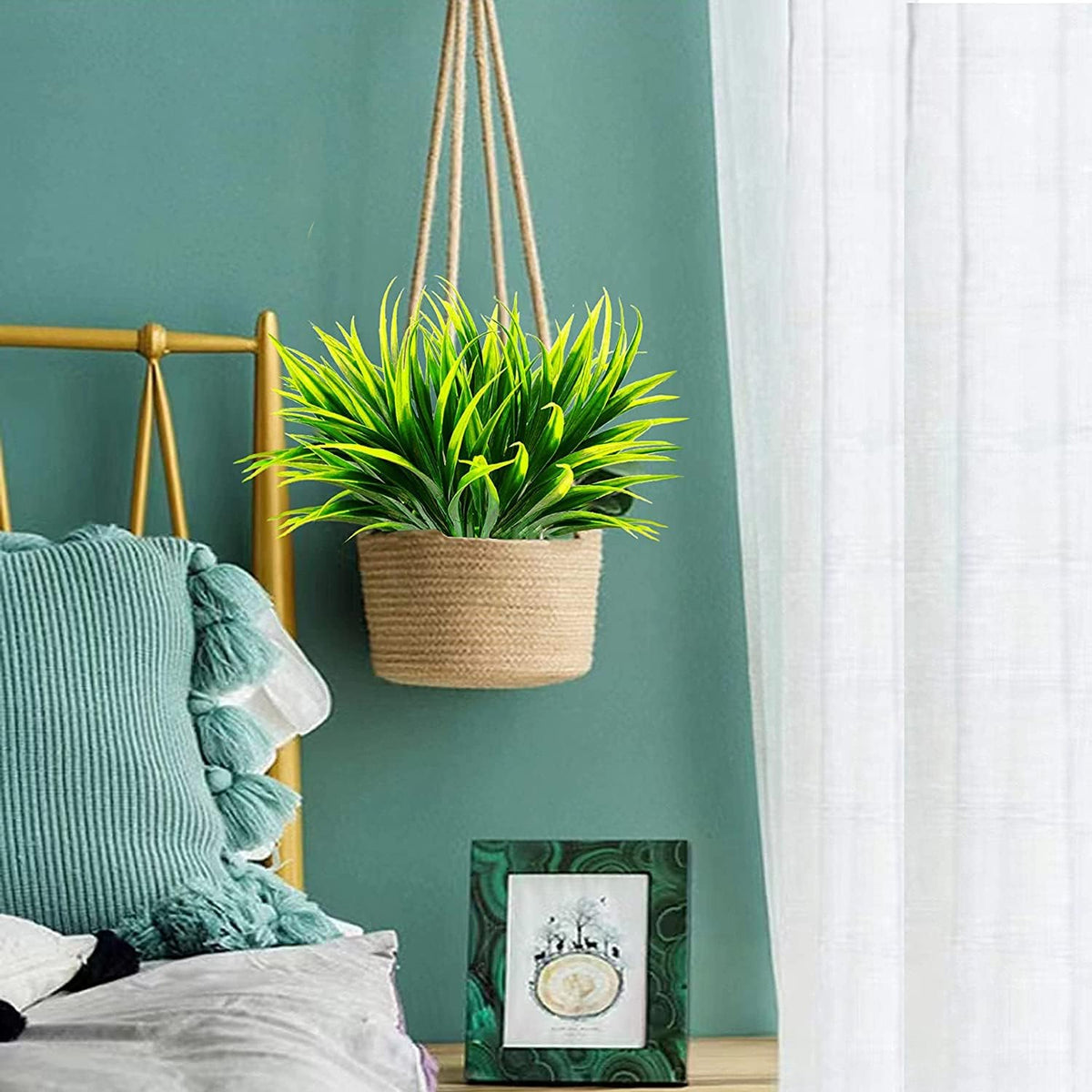 Artificial Plants Outdoor, UV Resistant, Fake Tropical Plants