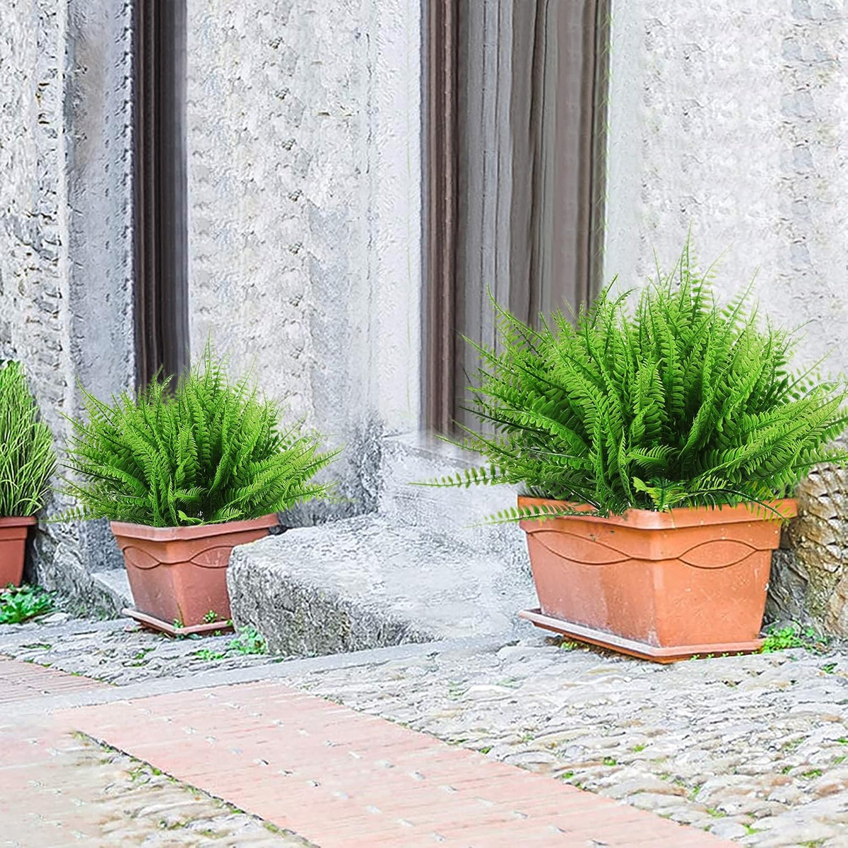 Artificial Plants Outdoor, UV Resistant, Fake Tropical Plants