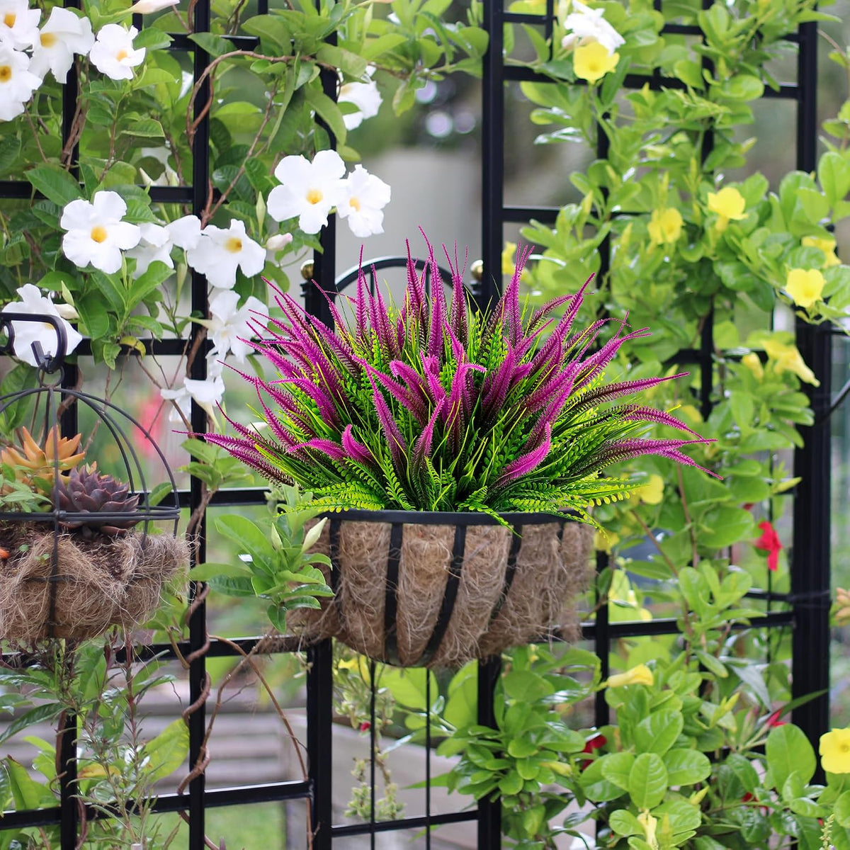Artificial Plants Outdoor, UV Resistant, Fake Tropical Plants