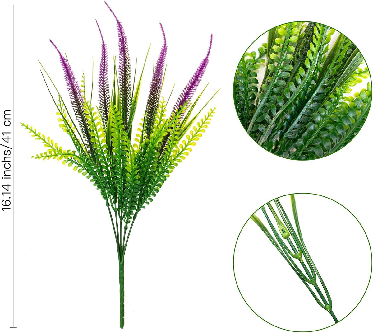 Artificial Plants Outdoor, UV Resistant, Fake Tropical Plants