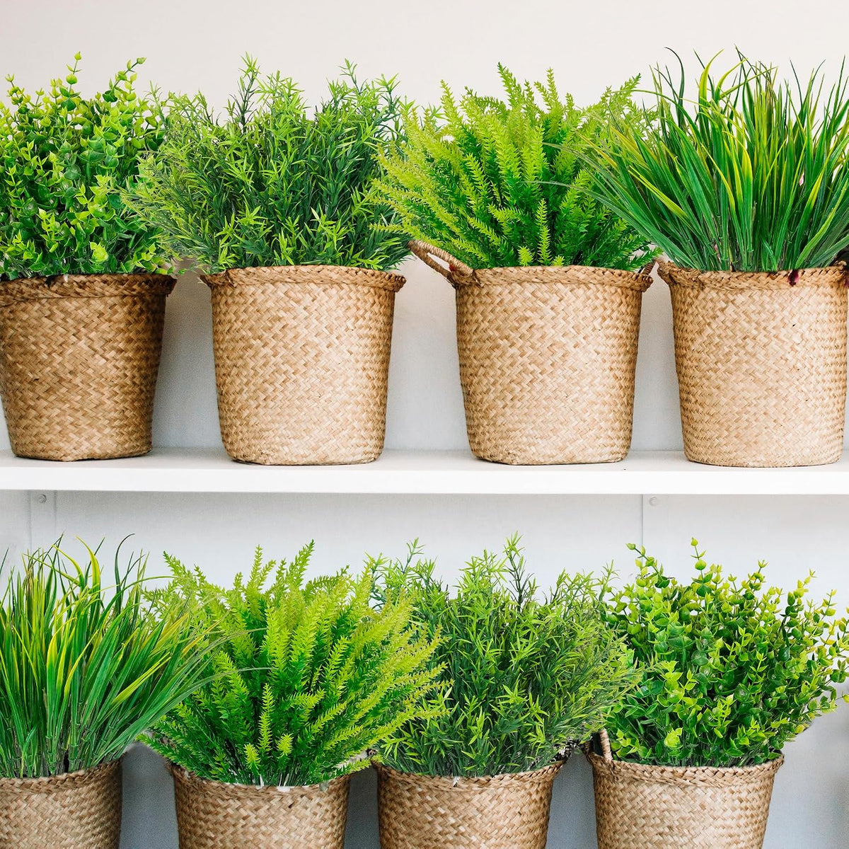 Artificial Plants Outdoor, UV Resistant, Fake Tropical Plants