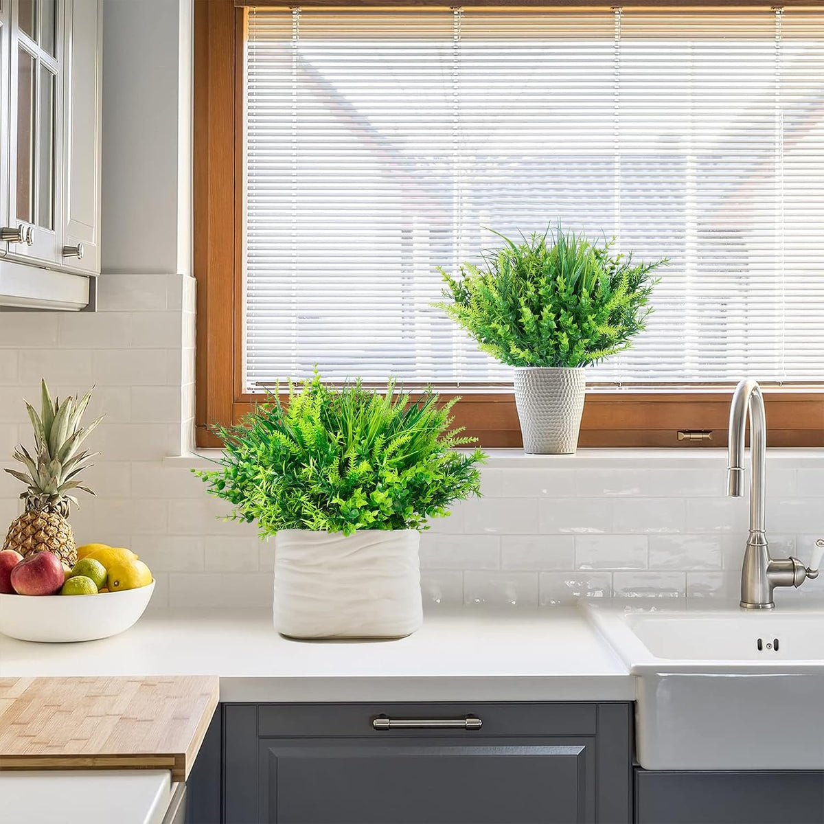 Artificial Plants Outdoor, UV Resistant, Fake Tropical Plants
