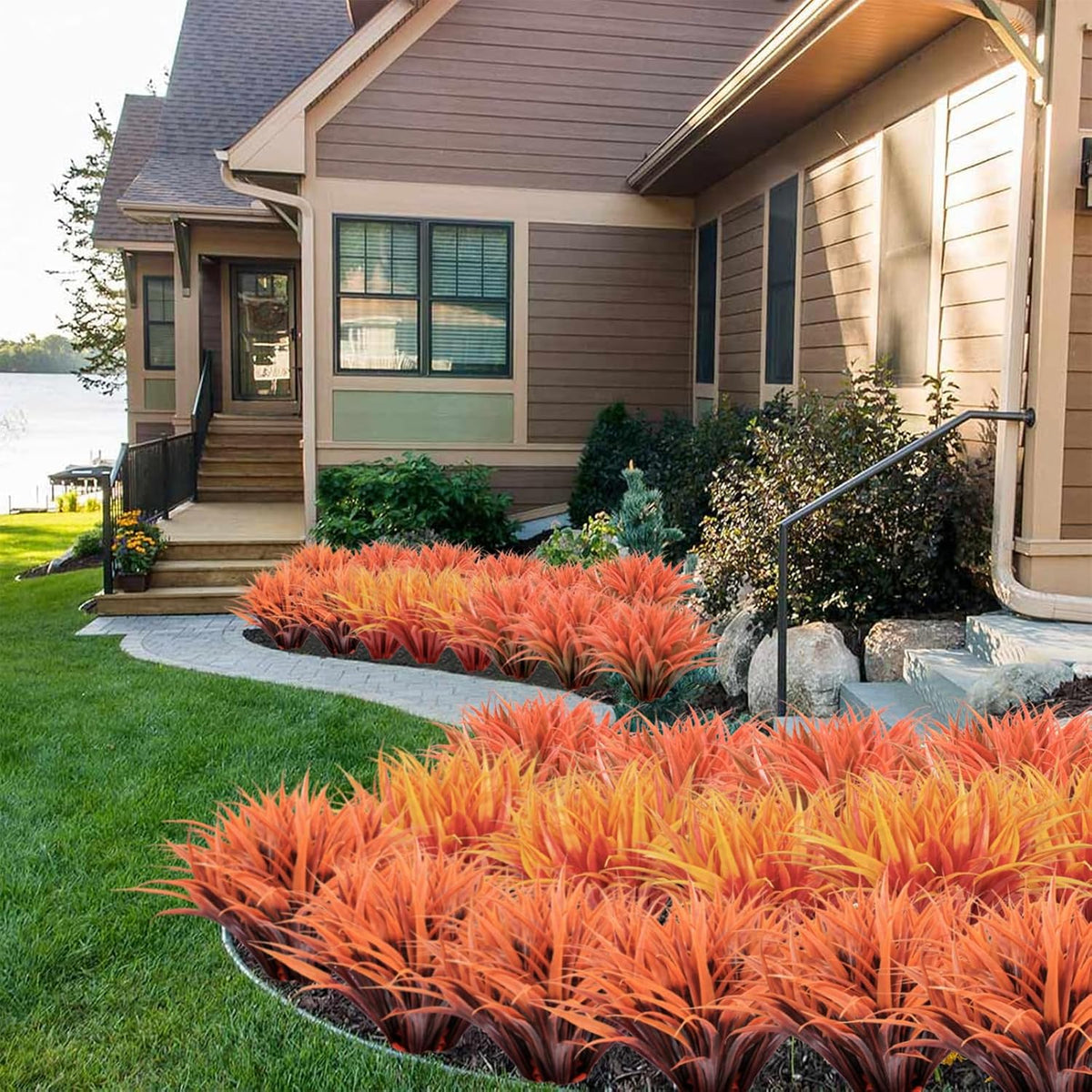 Artificial Plants Outdoor, UV Resistant, Fake Tropical Plants