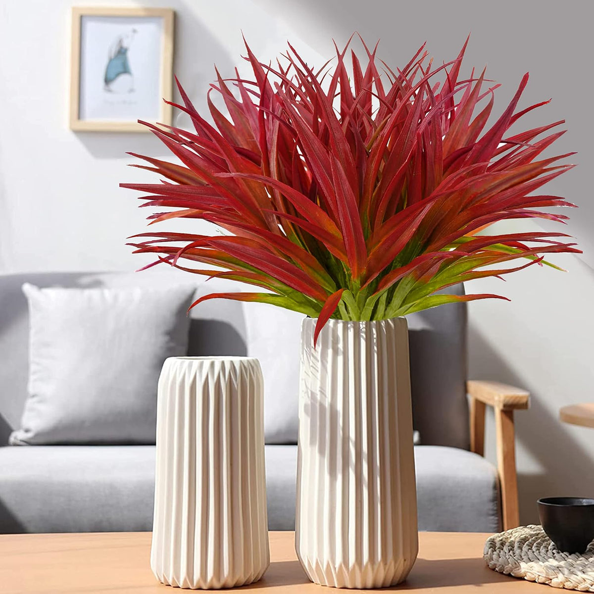 Artificial Plants Outdoor, UV Resistant, Fake Tropical Plants