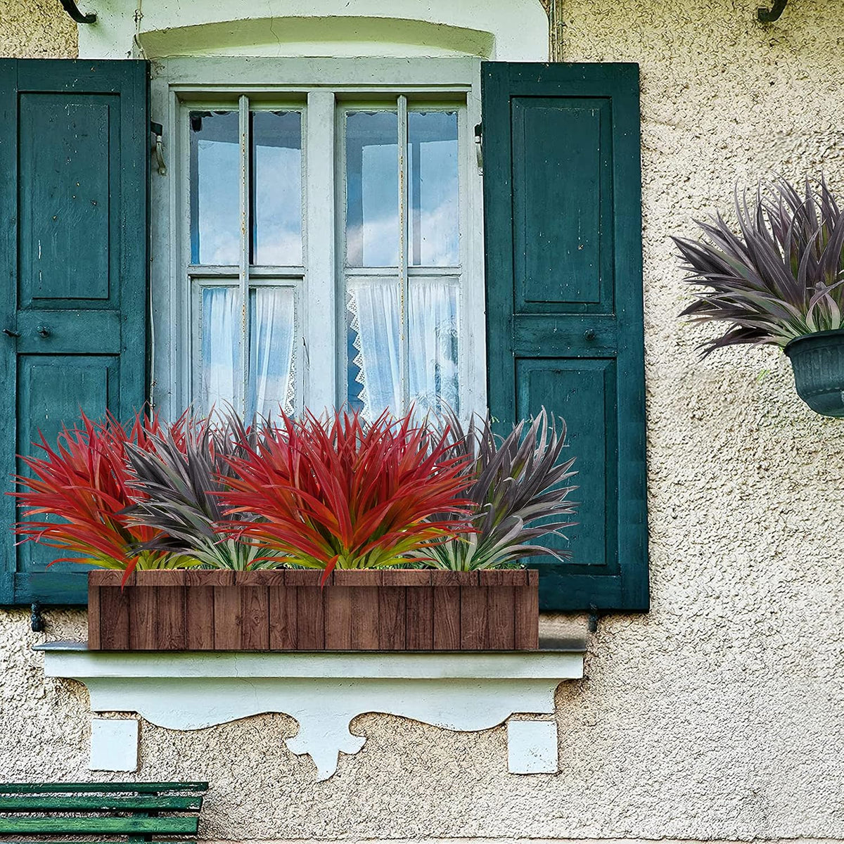 Artificial Plants Outdoor, UV Resistant, Fake Tropical Plants