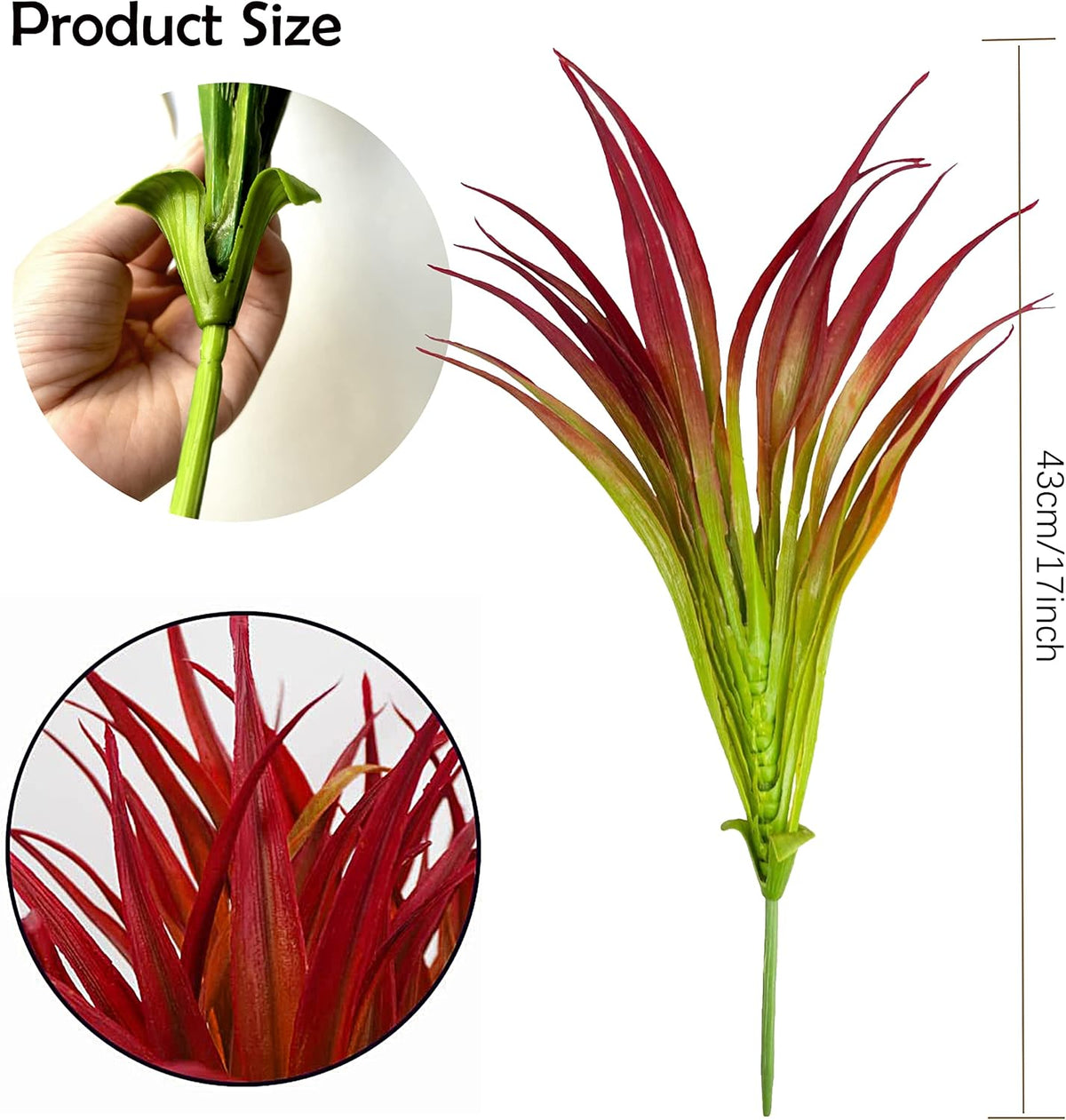 Artificial Plants Outdoor, UV Resistant, Fake Tropical Plants