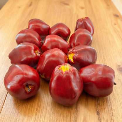 12 Pcs Artificial Red Apples Fake Fruit Faux Apples Realistic Fruits for Home Kitchen Table Fruit Bowl Home Decor Photography Props