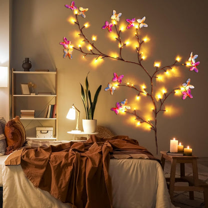 Cherry Blossom Tree Branch Lights for Wall, 3.94 FT Lights