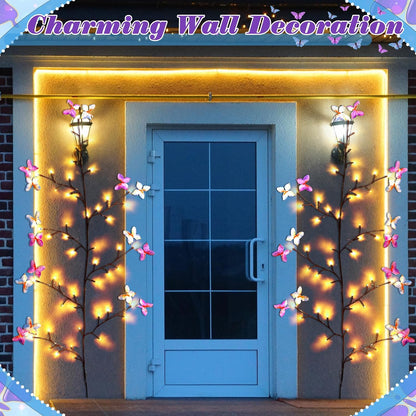 Cherry Blossom Tree Branch Lights for Wall, 3.94 FT Lights