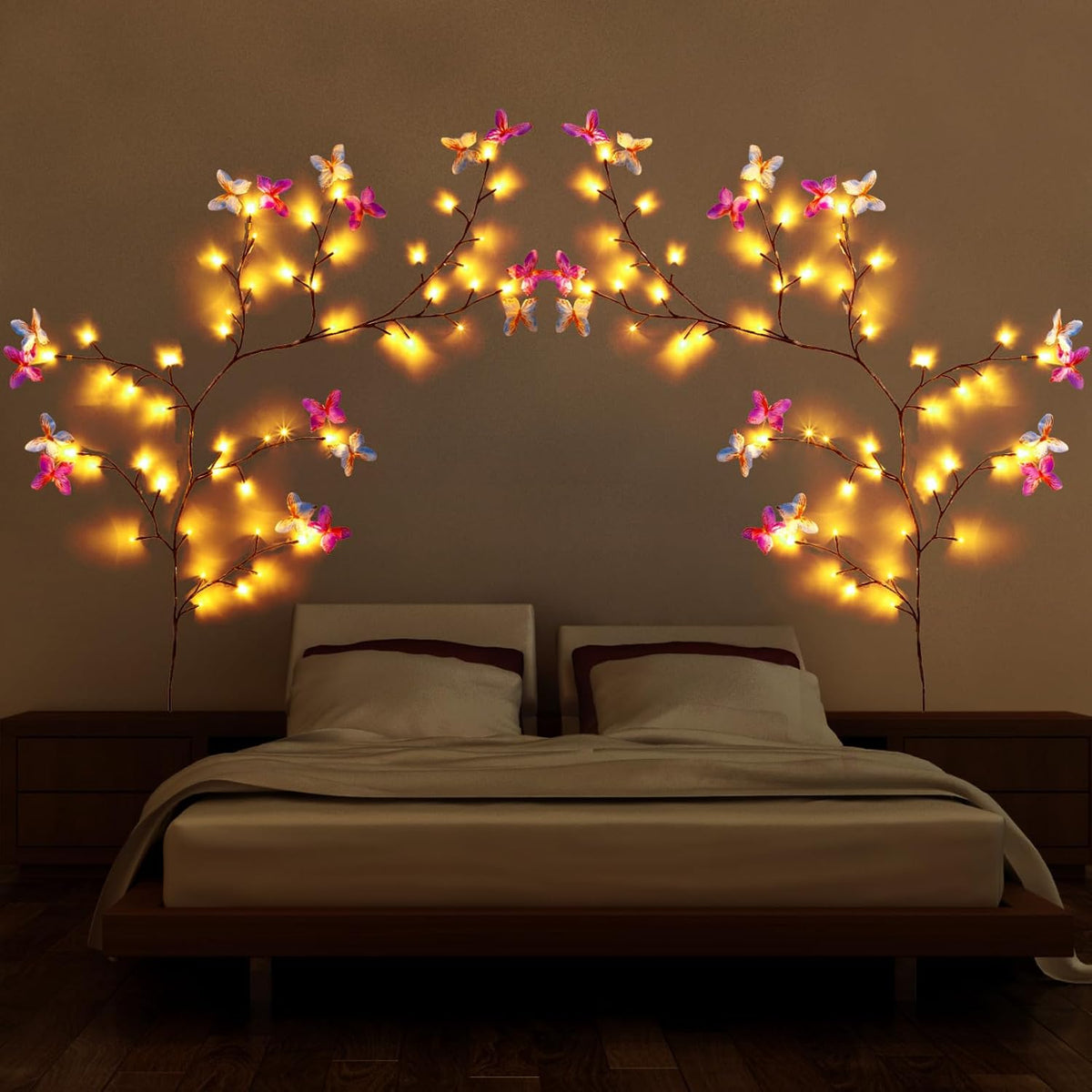 Cherry Blossom Tree Branch Lights for Wall, 3.94 FT Lights