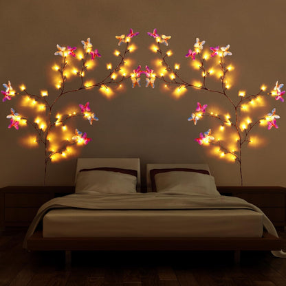 Cherry Blossom Tree Branch Lights for Wall, 3.94 FT Lights