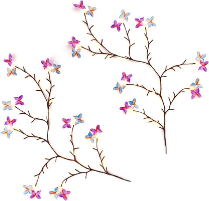 Cherry Blossom Tree Branch Lights for Wall, 3.94 FT Lights