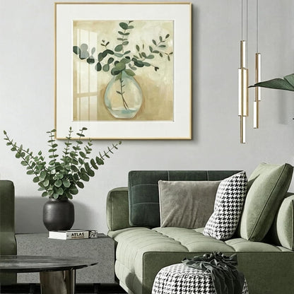 40pcs Eucalyptus Stems Artificial Eucalyptus Leaves Stems,Fake Eucalyptus Plants Real Touch Faux Flower for Home Office Flowers Bouquet Centerpiece Wedding Garden Decoration Farmhouse Home Decor
