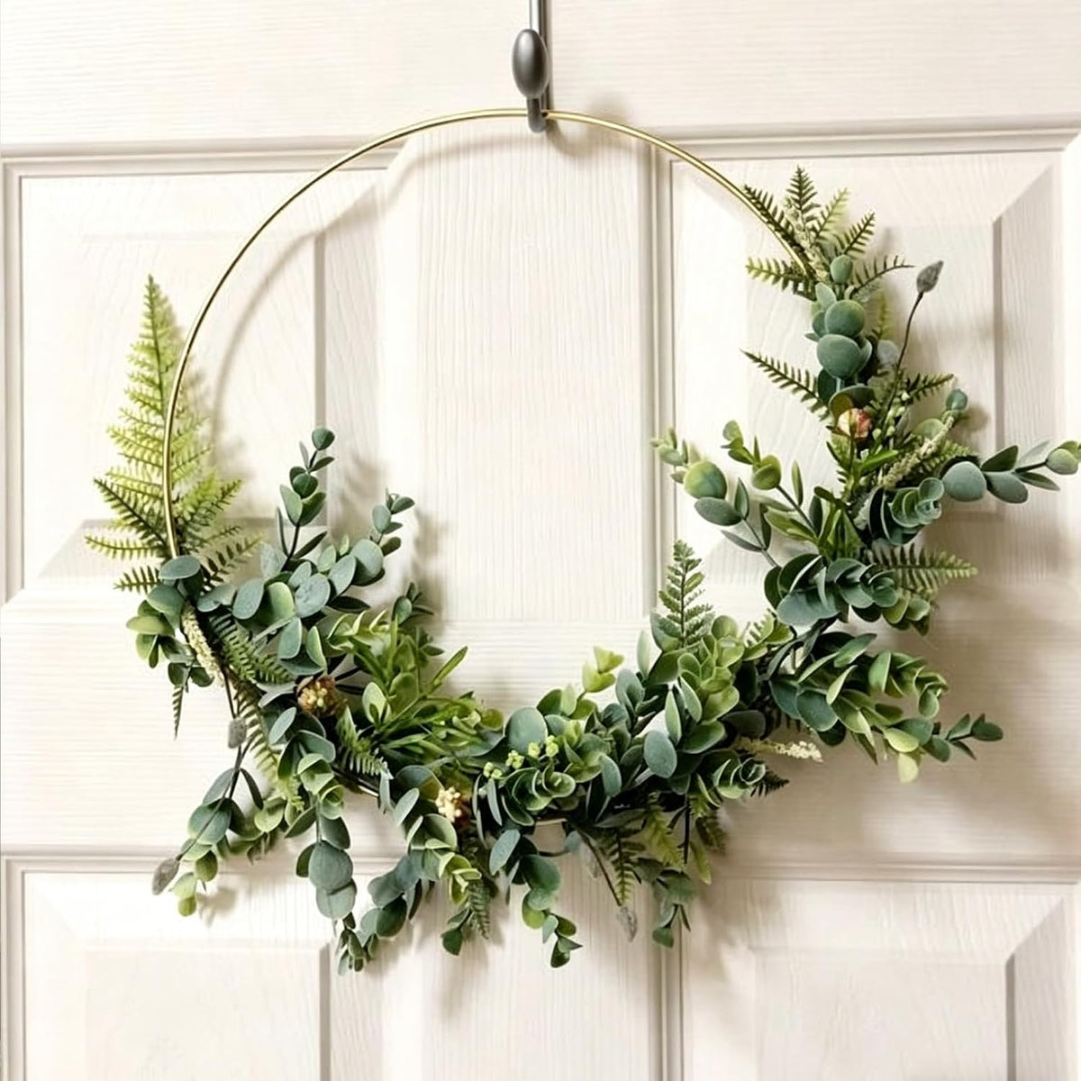 40pcs Eucalyptus Stems Artificial Eucalyptus Leaves Stems,Fake Eucalyptus Plants Real Touch Faux Flower for Home Office Flowers Bouquet Centerpiece Wedding Garden Decoration Farmhouse Home Decor