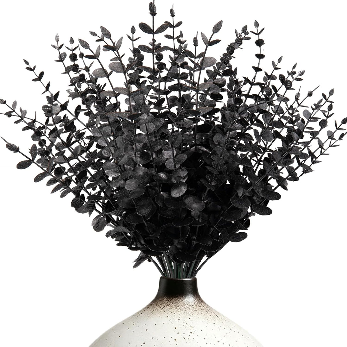 40pcs Eucalyptus Stems Artificial Eucalyptus Leaves Stems,Fake Eucalyptus Plants Real Touch Faux Flower for Home Office Flowers Bouquet Centerpiece Wedding Garden Decoration Farmhouse Home Decor