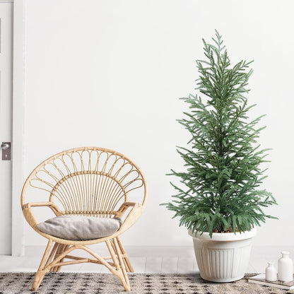 3FT Artificial Norfolk Pine Tree 2-Pack, UV Resistant Plants Indoor Outdoor