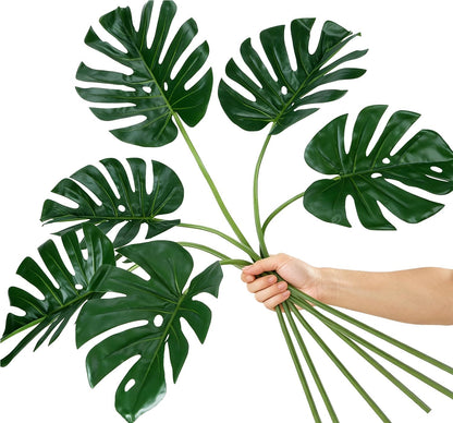 Artificial Monstera Leaves Artificial Plants Indoor Home Decor
