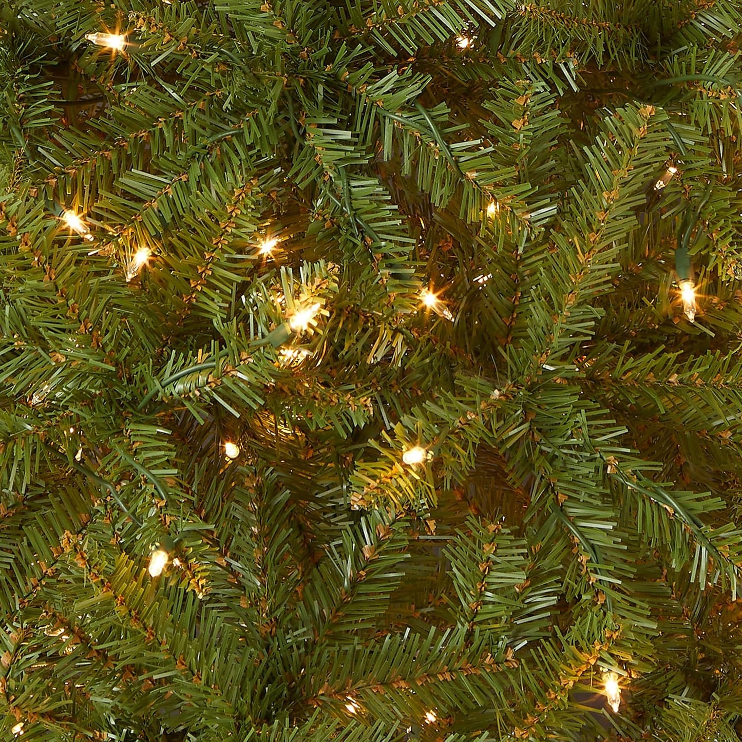 6 ft Pre-Lit Dunhill Fir Artificial Christmas Tree, 600 Warm White LED Lights, 1,430 Tips, Includes Stand, Green | 600 Clear Lights, 1,430 Tips, Includes Stand, Green