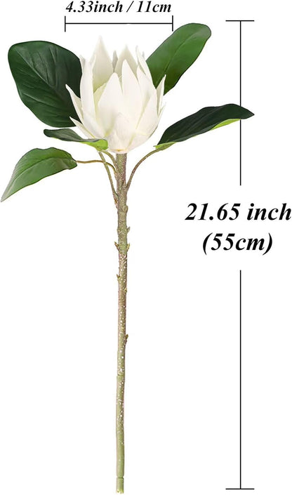 3 Pcs Artificial Protea Flowers, Real Touch Faux Pink King Protea Arrangements for Home, Wedding, Party, Office Table Centerpiece Decor