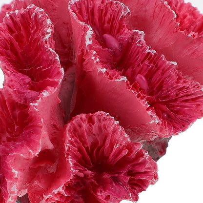 Aquarium Coral Reef Decor Artificial Coral Ornaments Fish Tank Decoration for Fresh and Saltwater Tanks 2.75X2.36X1.96 Inches Safe Polyester Resin