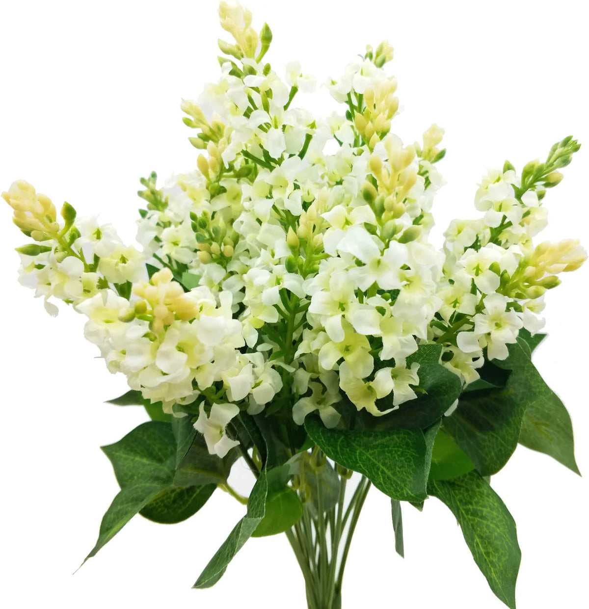 Artificial Fake Flowers Silk Plastic Plant Arrangement for Home Indoor Outdoor Garden Wedding Table Vase Decorations Faux Snapdragon Flower,3 Bouquets (Lilac)