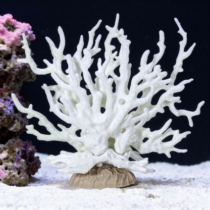 Fish Tank Fake Coral, Artificial Aquarium Coral Ornament, Aquarium Decor Plastic Plant Small, Multi-Purpose Simulation Water Grass, Faux Aquariums Ornament