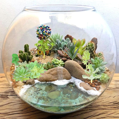 8 Pack Unpotted Artificial Succulents, Mini Fake Succulent Plants Small Cactus Echeveria Faux Greenery Bulk for DIY Terrarium Garden Wedding Home Decor
