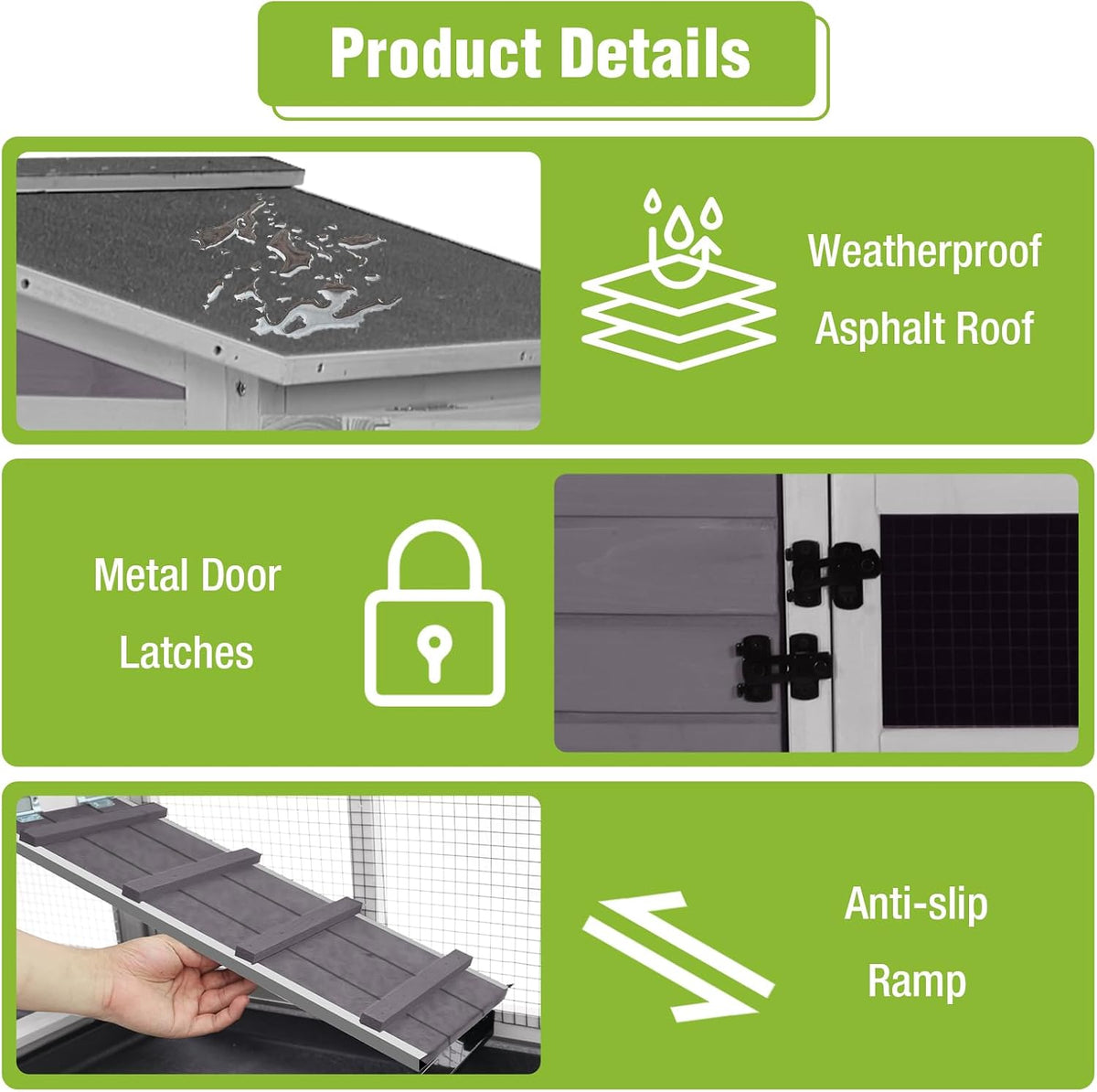 Rabbit Pet Playpen, Bunny Cage with Waterproof Liner, Pet Run Extension for Guinea Pig, Hamster, Chinchillas, Portable Small Animal Cage Fence (Playpen Only)