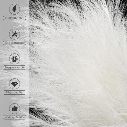 8 Pcs 38''/97cm Tall Faux Large Pampas Grass Decor, Blue