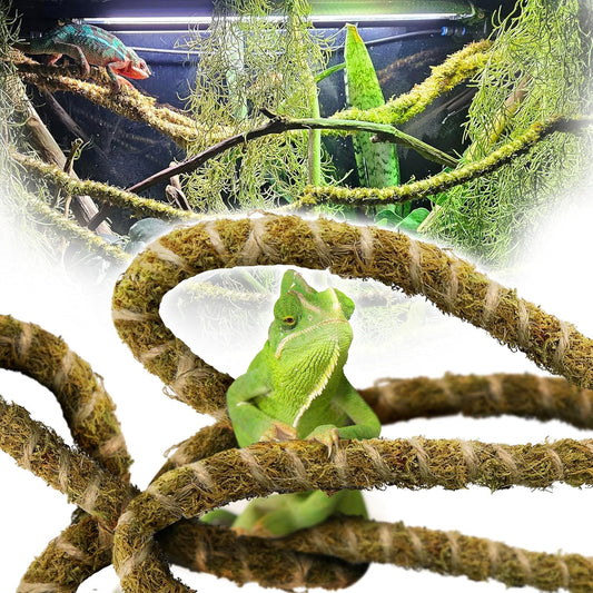 6.5FT Reptile Vines for Climbing, Bendable Branch for Reptile