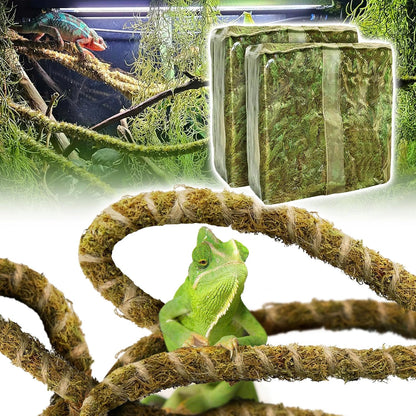 6.5FT Reptile Vines for Climbing, Bendable Branch for Reptile