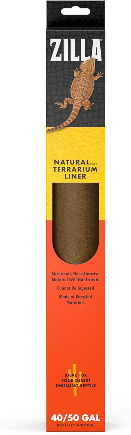Reptile Bedding Substrate Floor Liner, Brown, 20L/29G
