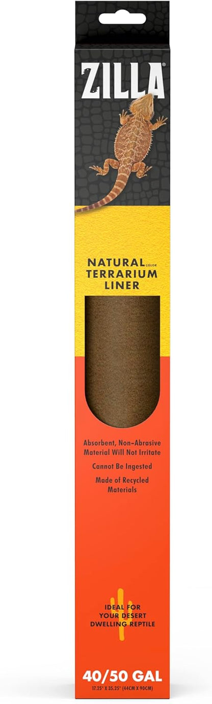 Reptile Bedding Substrate Floor Liner, Brown, 20L/29G