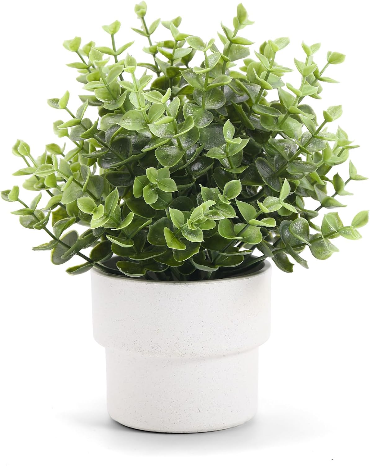 Small Fake Plants Mint Artificial Potted Plants,Green