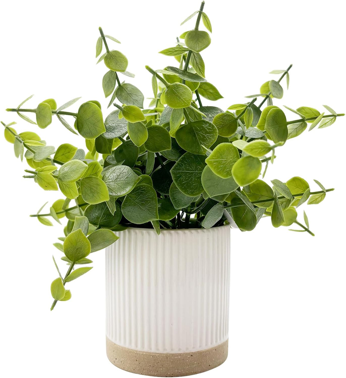 Small Fake Plants Mint Artificial Potted Plants,Green