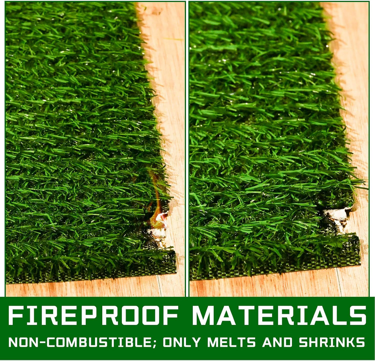 Artificial Grass Indoor Outdoor Turf Rug,5Ft x 8Ft Soft and Durable High Density Realistic Fake Grass Carpe,Pet-Friendly, Perfect for Patio,Lawn,Balcony,Weddings Photoshoot Backdrop
