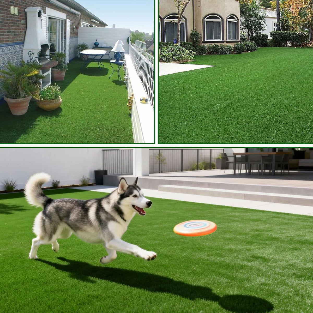 Artificial Grass Indoor Outdoor Turf Rug,5Ft x 8Ft Soft and Durable High Density Realistic Fake Grass Carpe,Pet-Friendly, Perfect for Patio,Lawn,Balcony,Weddings Photoshoot Backdrop