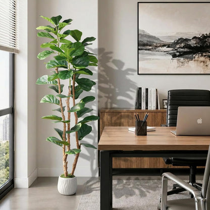 15.8" Artificial Bonsai Tree in Pot Mini Desk Plant Indoor Decor
