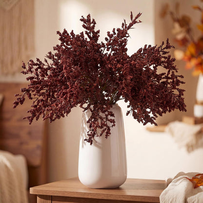 Thiccywoov 6 Pack Artificial Fall Maple Tree Stems Fall Flower Picks for Floral Arrangements for Autumn Thanksgiving Home Table Centerpiece Decorations