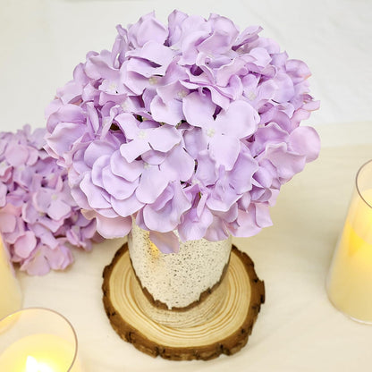 Lilac Hydrangea Flower Balls for Centerpieces - 12 PCS