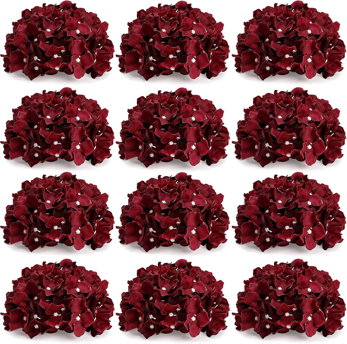 Lilac Hydrangea Flower Balls for Centerpieces - 12 PCS
